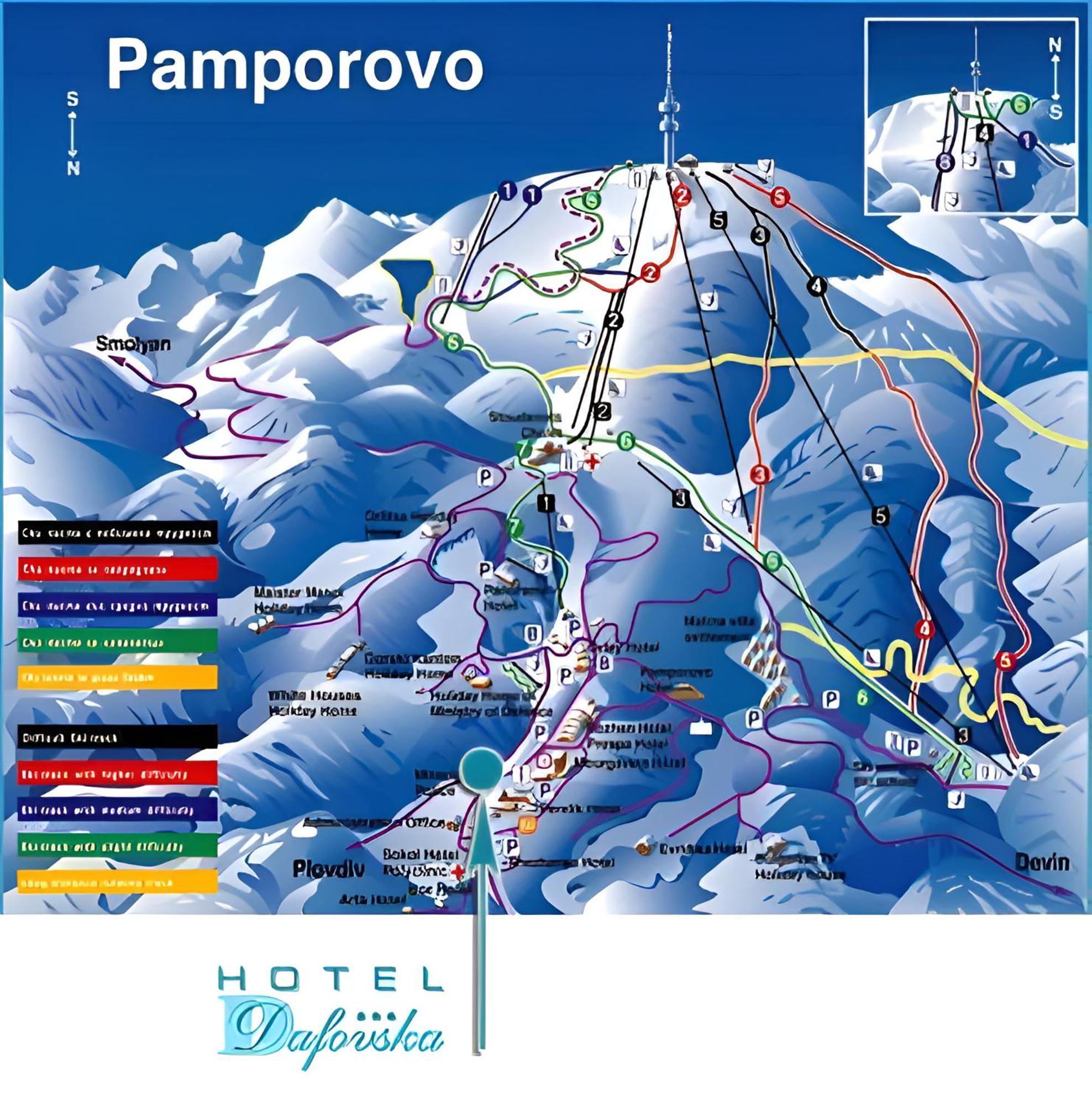 Dafovska Hotel Pamporovo Dış mekan fotoğraf
